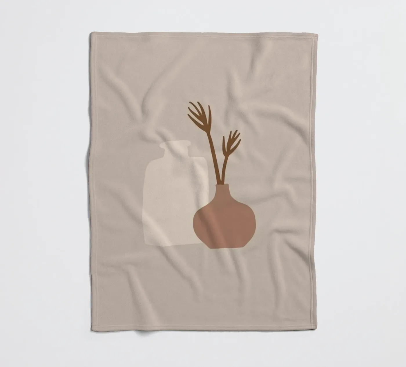 Vases Fleecedecke von KRUTH DESIGN