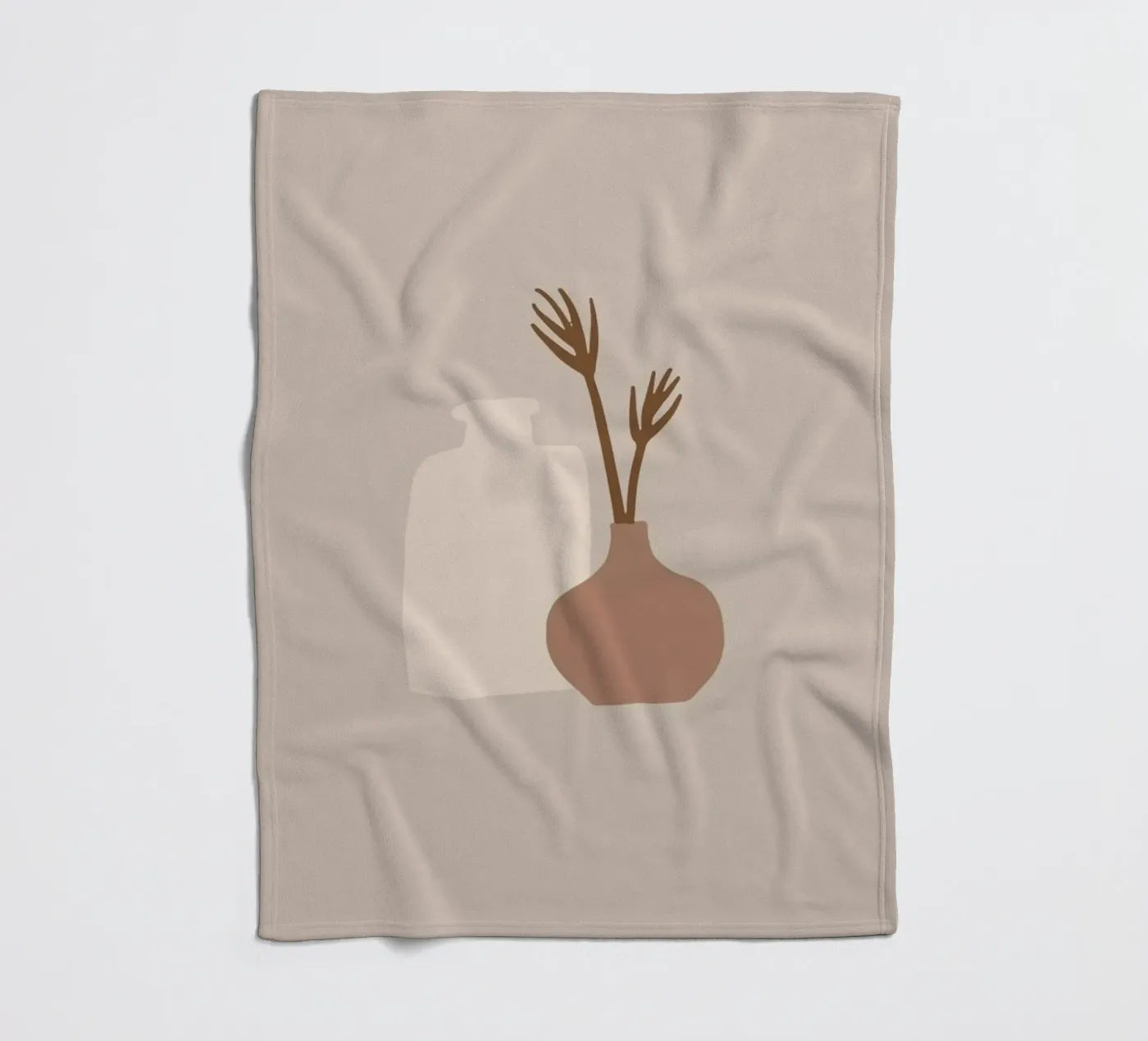 Vases fleecedeken van KRUTH DESIGN