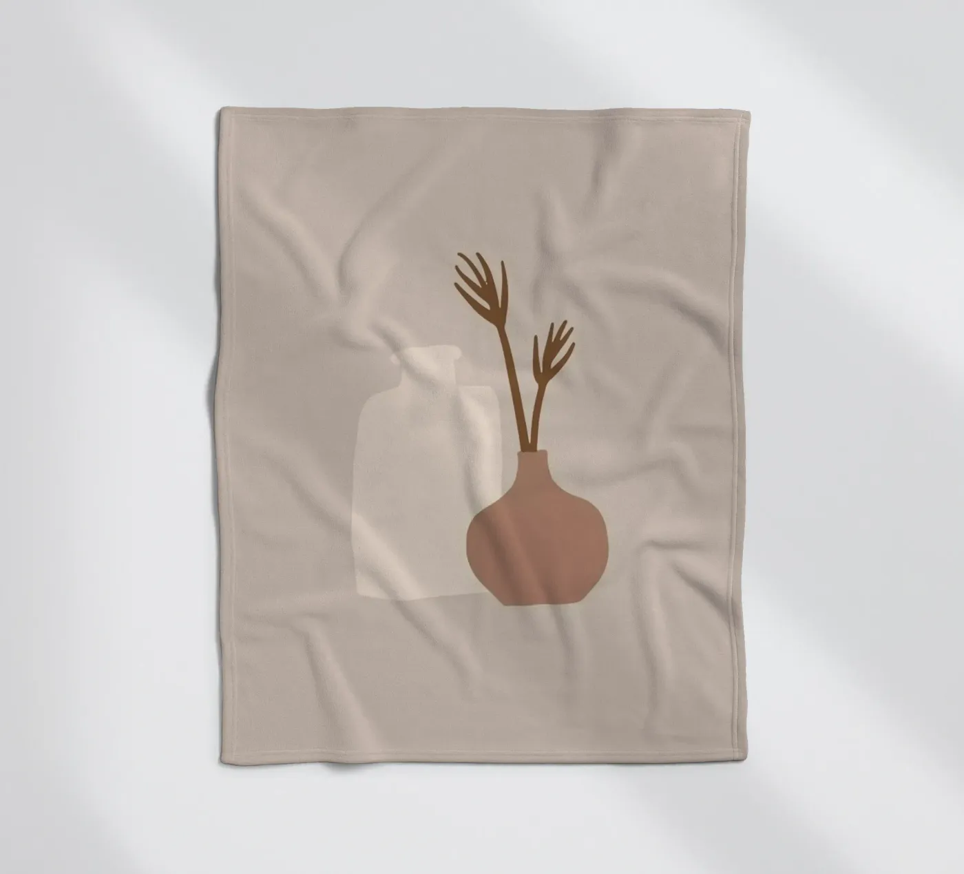 Vases fleecedeken van KRUTH DESIGN