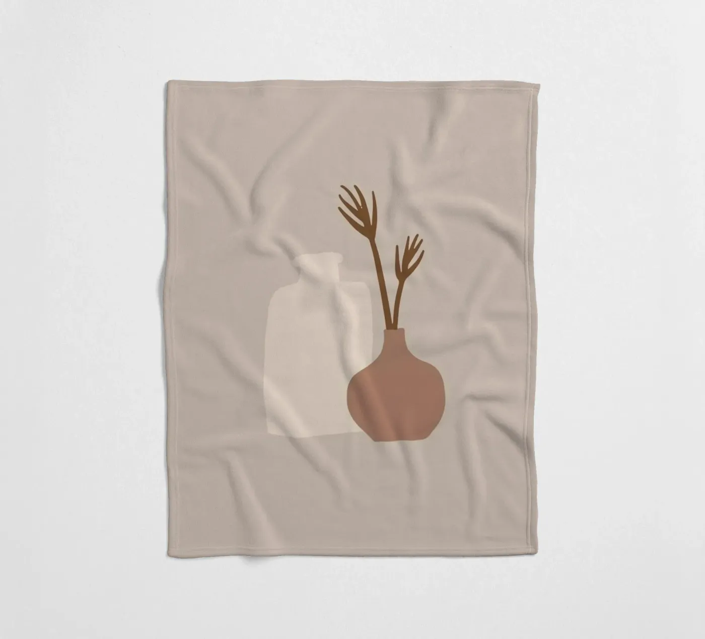 Vases fleecedeken van KRUTH DESIGN