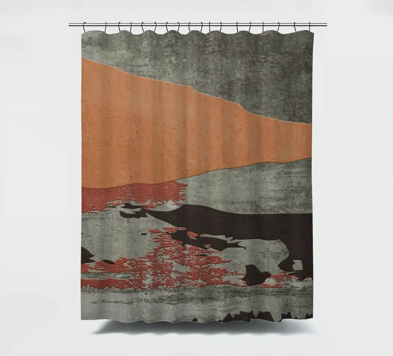 gray metal abstract texture x tenda da doccia da vintageshop