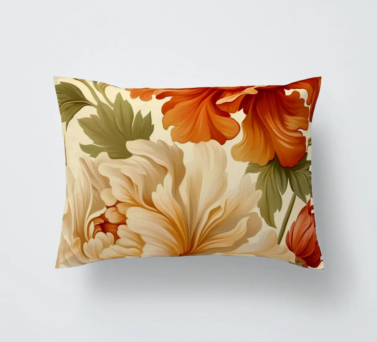 Fiori di peonia cuscino da Turner Kyle