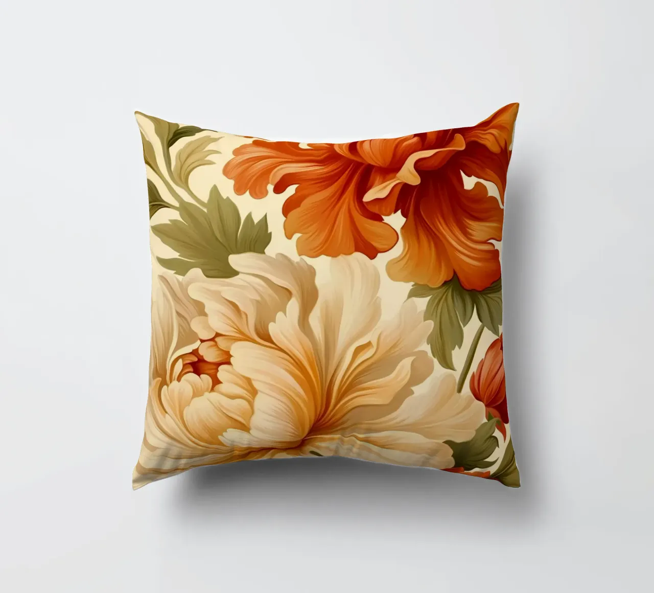 Fiori di peonia cuscino da Turner Kyle