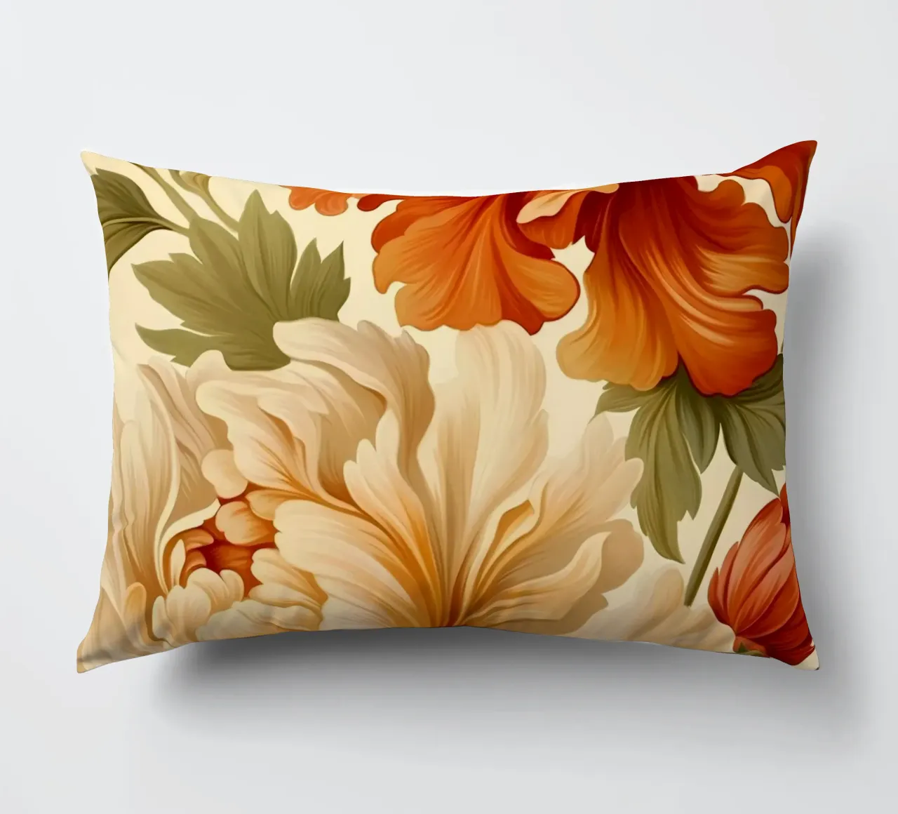Fiori di peonia cuscino da Turner Kyle