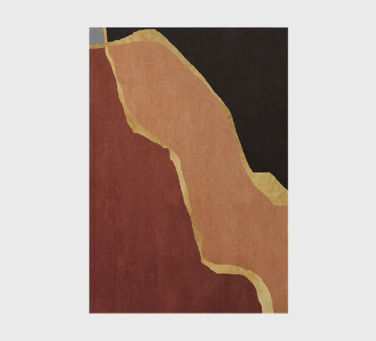abstract texture orange cutout notebook by vintageshop