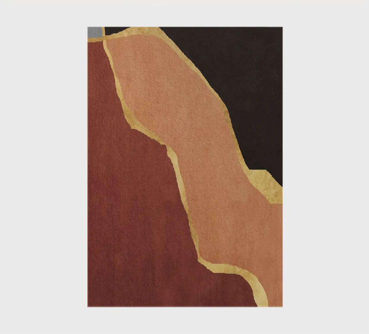 abstract texture orange cutout notebook by vintageshop