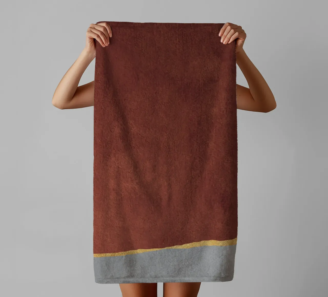 abstract texture cutout gray toalla de baño de vintageshop