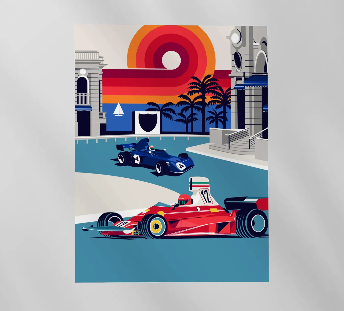 Monaco Sunset pellicola backlit da Mariel Toigo