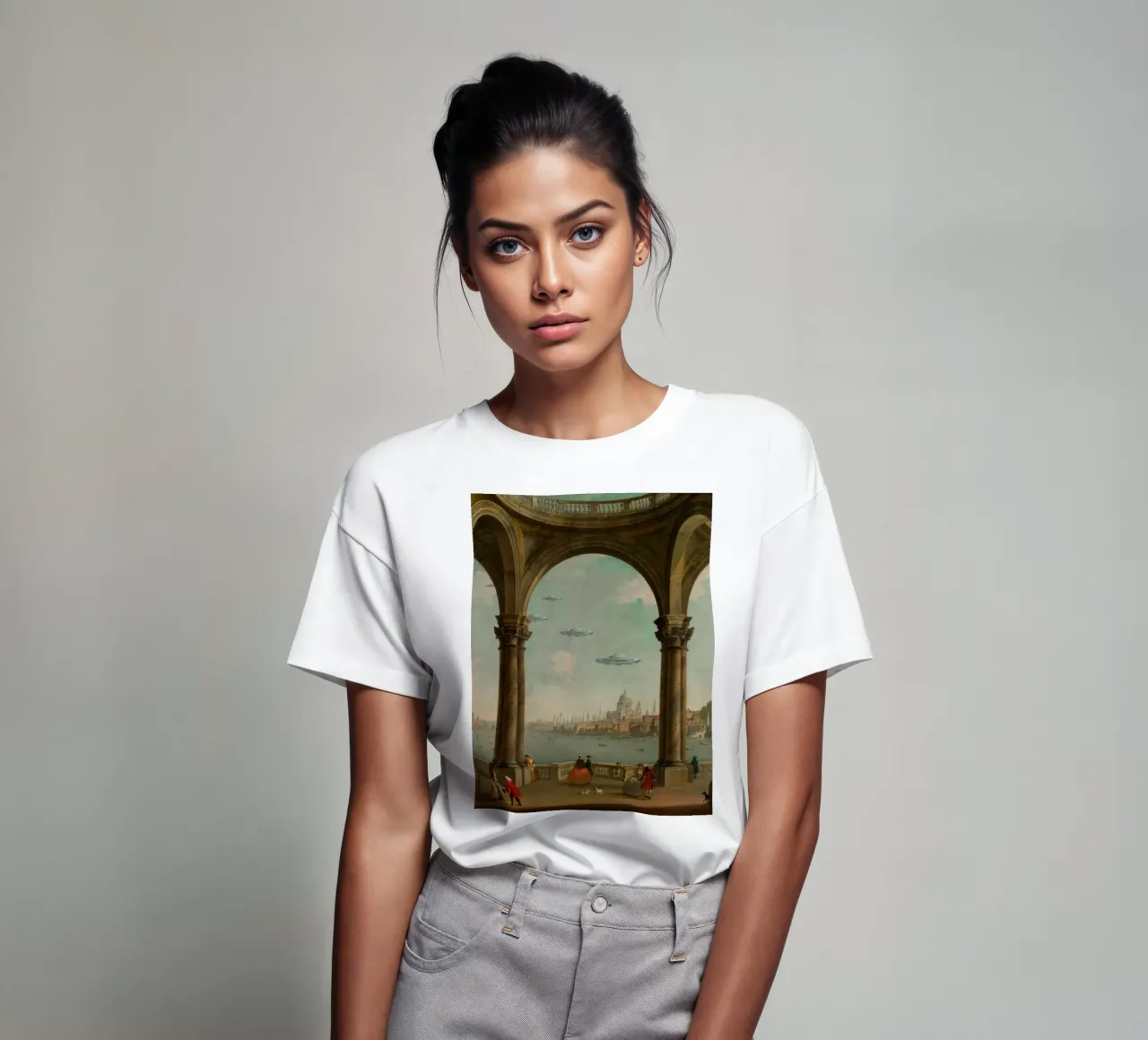 Venetian Promenade t-shirt by MsGonzalez