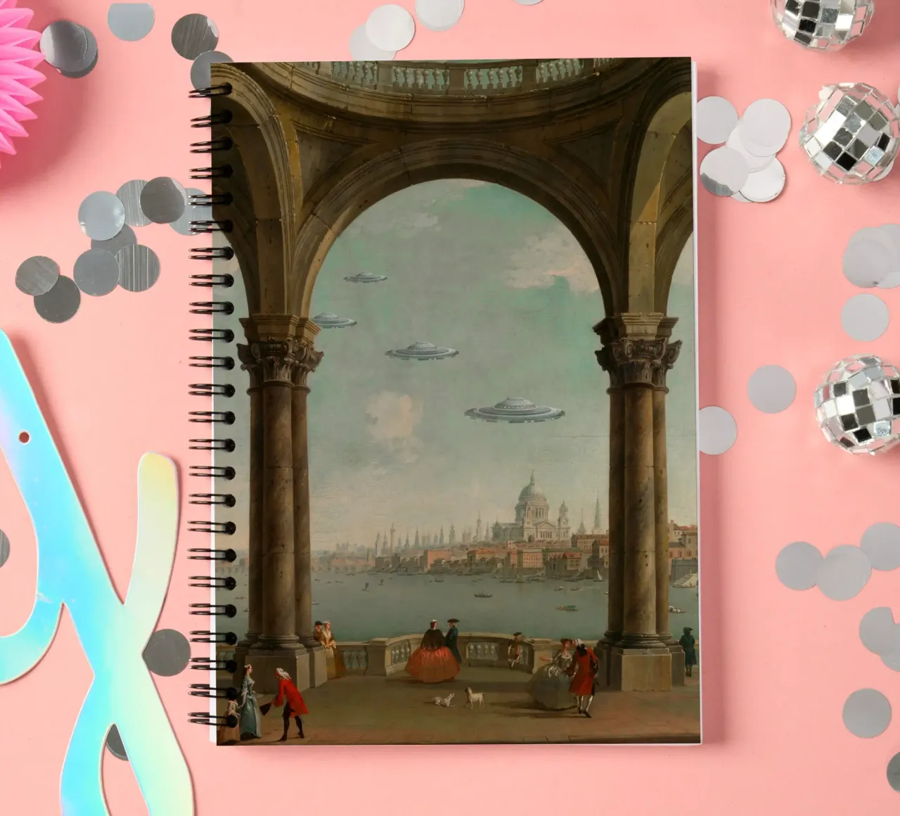 Venetian Promenade spiral notebook by MsGonzalez