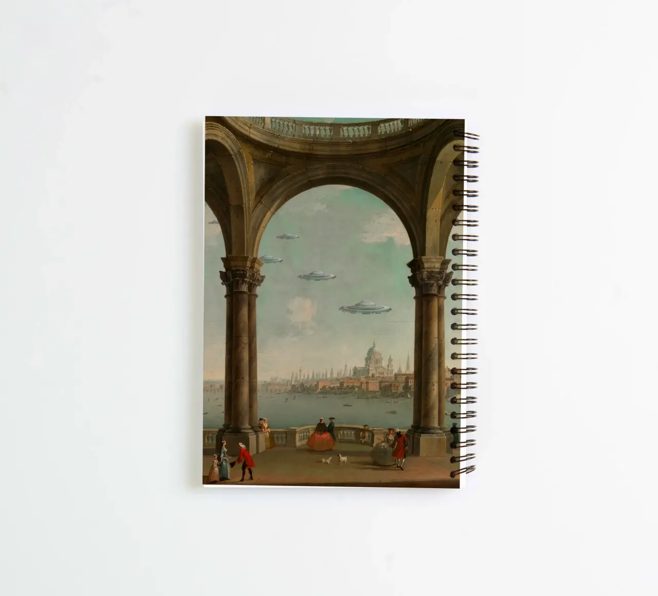 Venetian Promenade spiral notebook by MsGonzalez