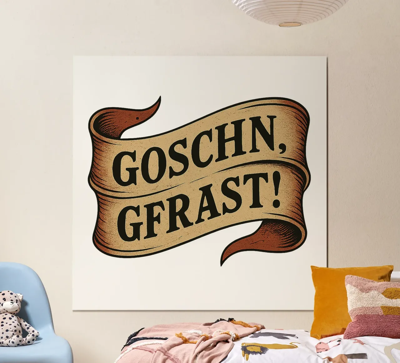 GOSCHN, GFRAST! poster con telaio in alluminio da Vintage Van Gogh