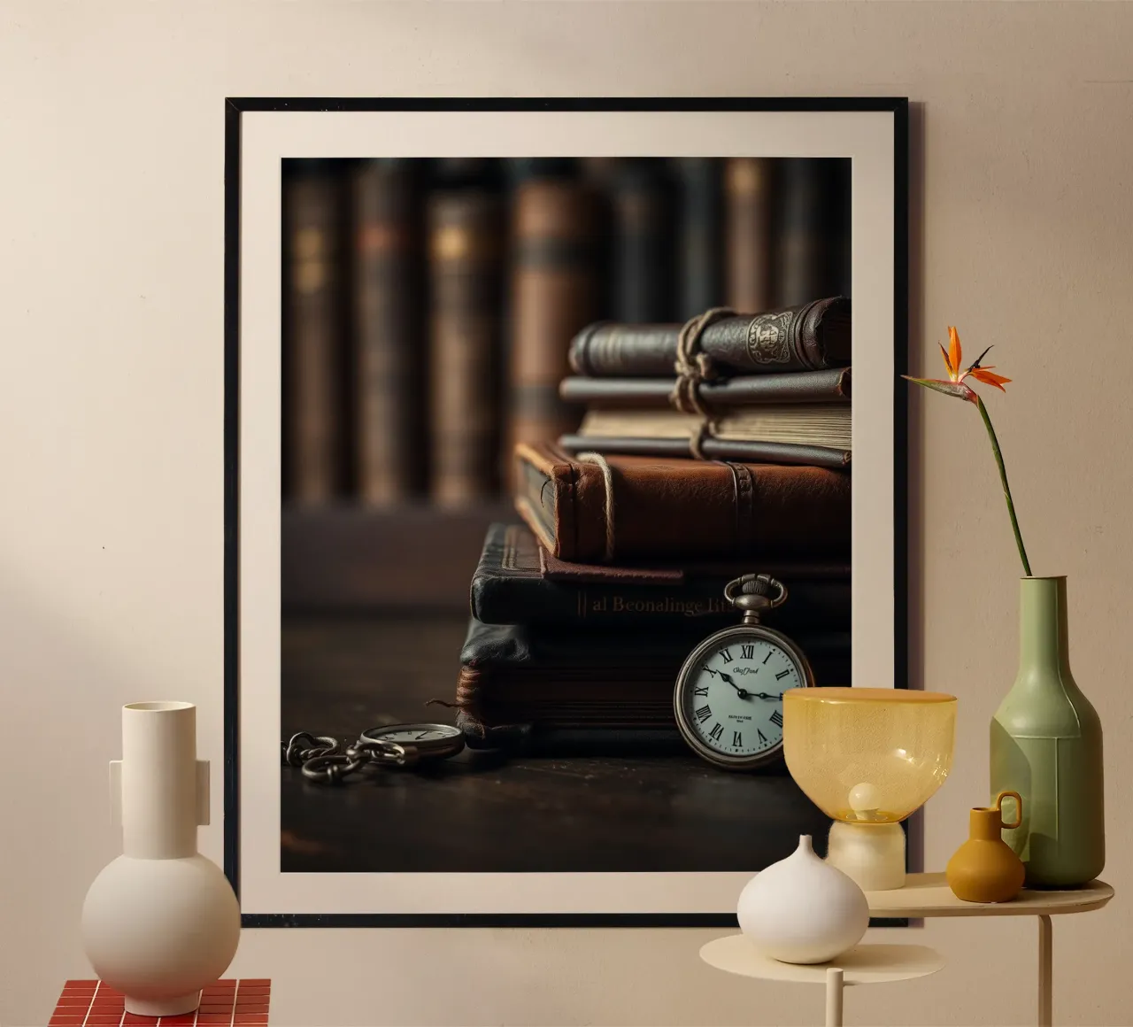 Sussurri di quiete poster con telaio in plastica da PhotoVibe Decor
