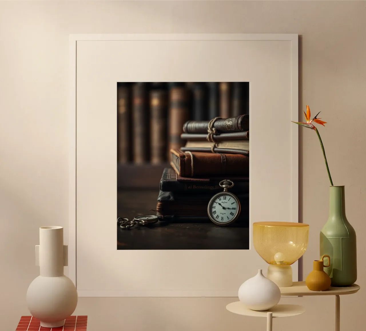 Sussurri di quiete poster con telaio in plastica da PhotoVibe Decor