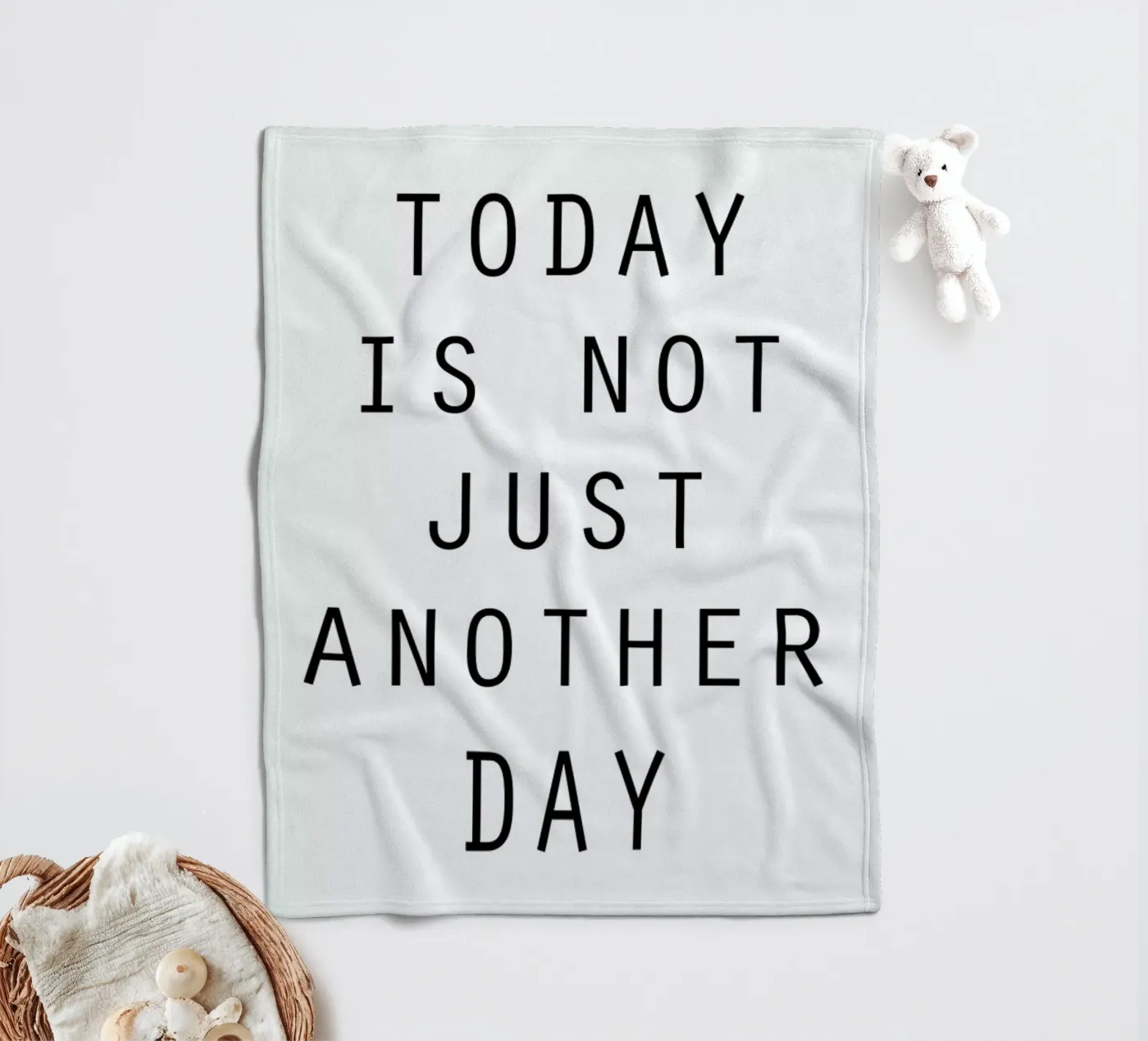 Today Fleecedecke von Magdalena Lindstedt