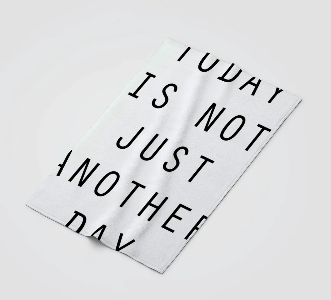 Today Fleecedecke von Magdalena Lindstedt