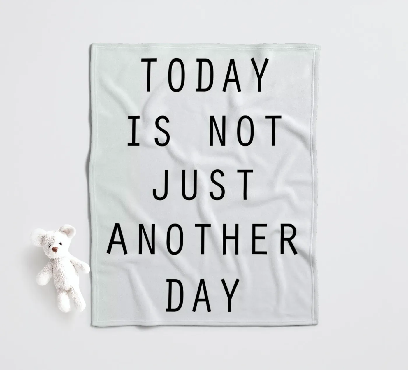 Today Fleecedecke von Magdalena Lindstedt