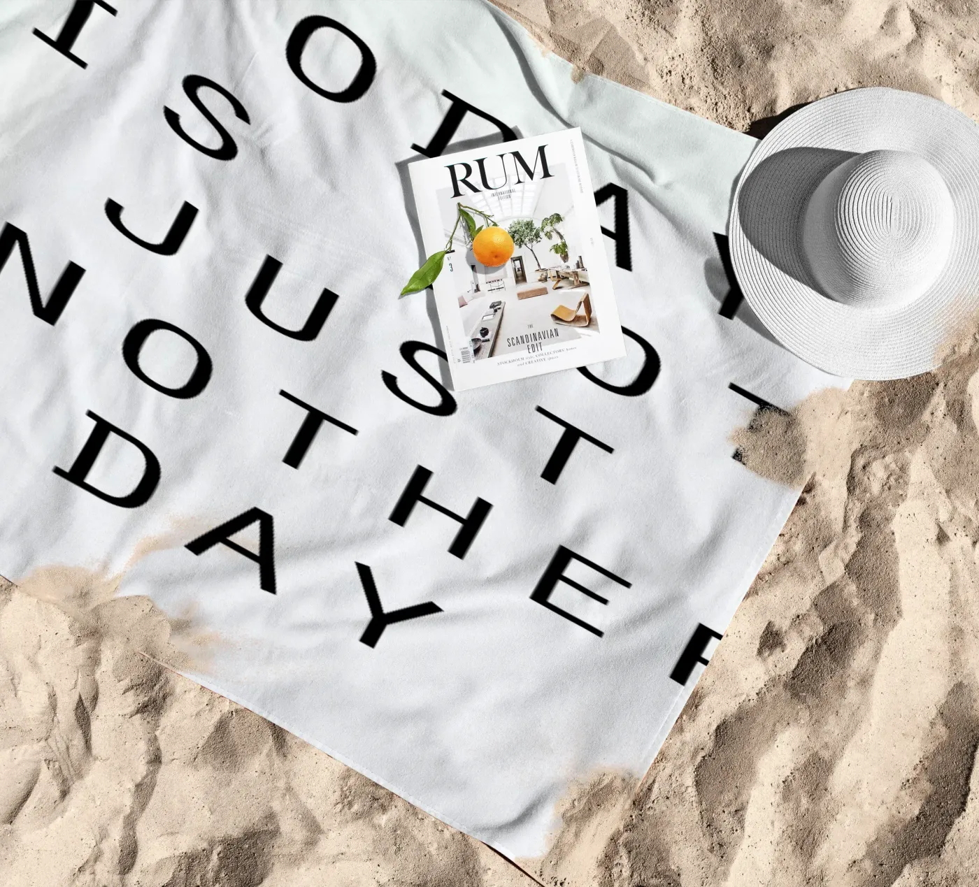 Today serviette de plage de Magdalena Lindstedt