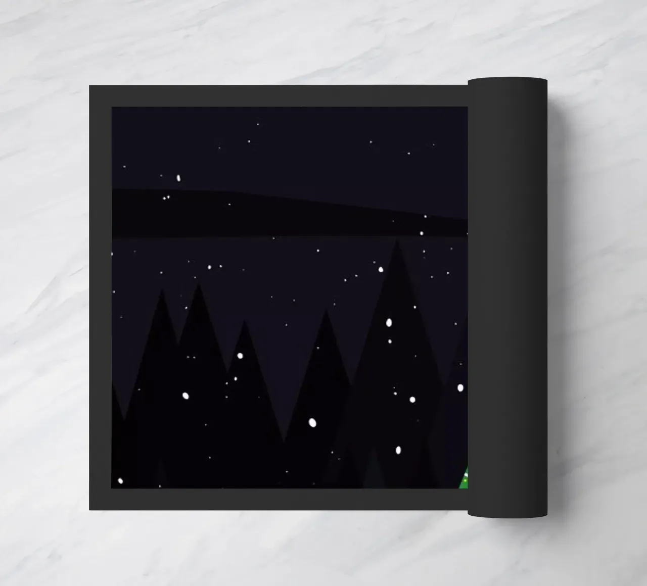 First Snow doormat by The Native State