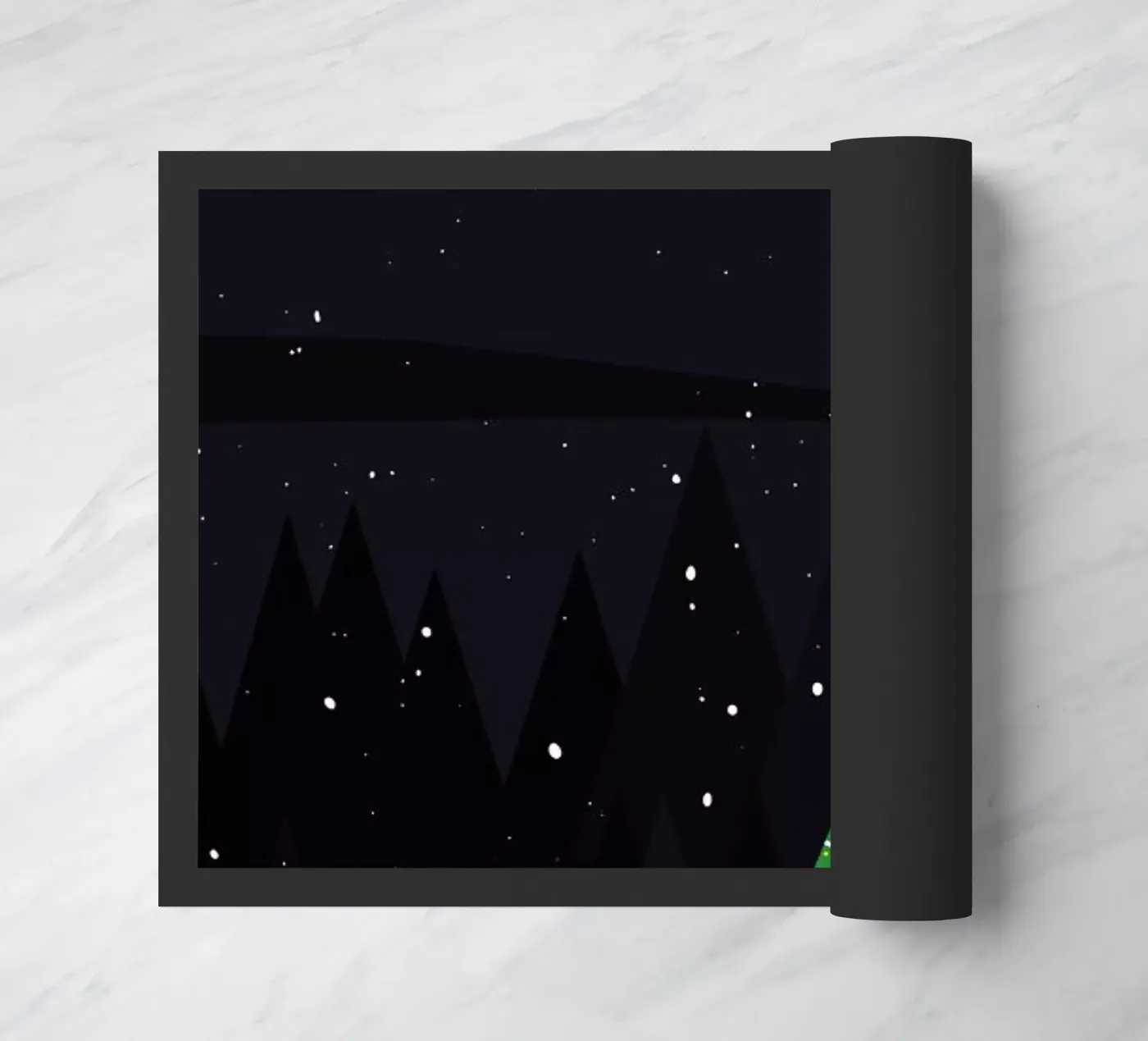 First Snow Fußmatte von The Native State