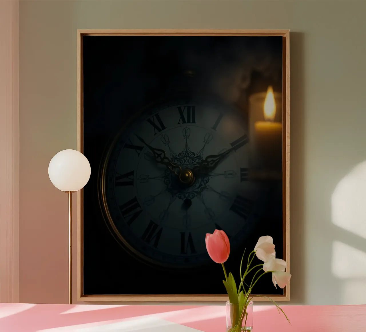Sussurri di quiete tela con Cornice a cassetta da PhotoVibe Decor