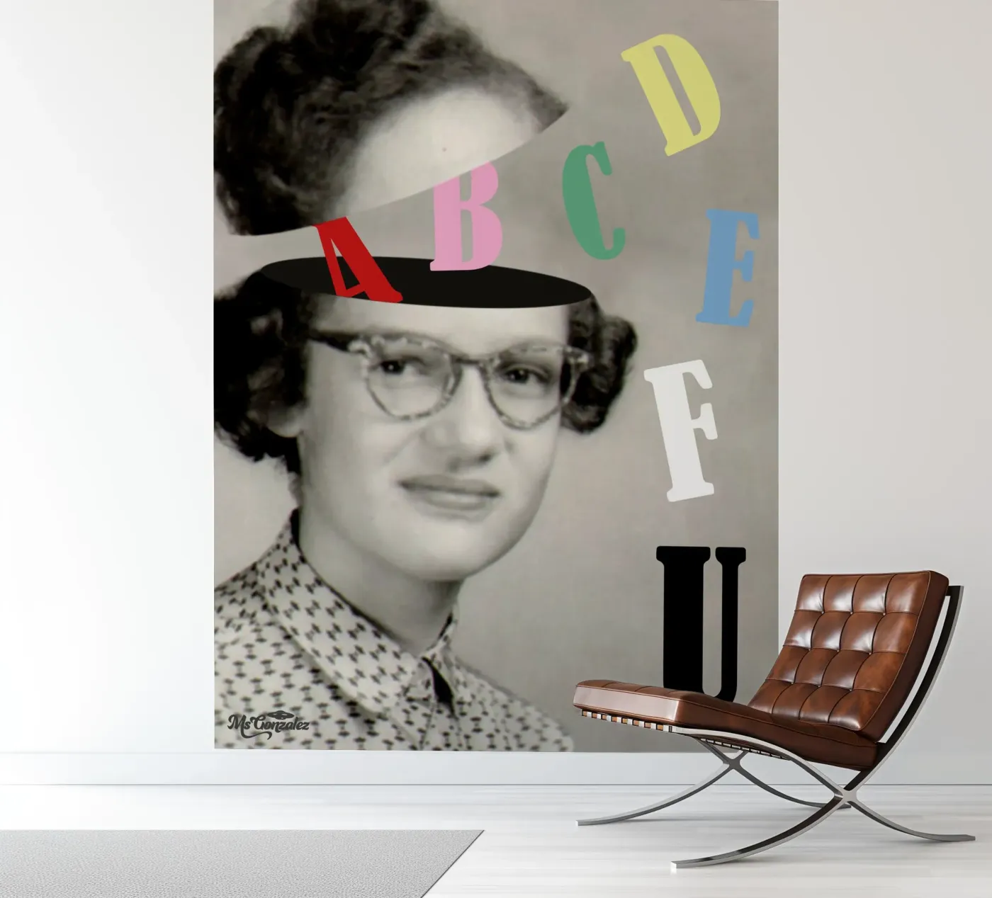 ABCDEF U fotobehang van MsGonzalez