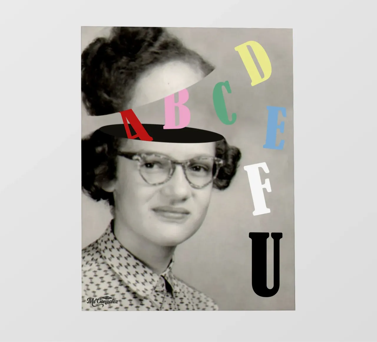 ABCDEF U fotobehang van MsGonzalez