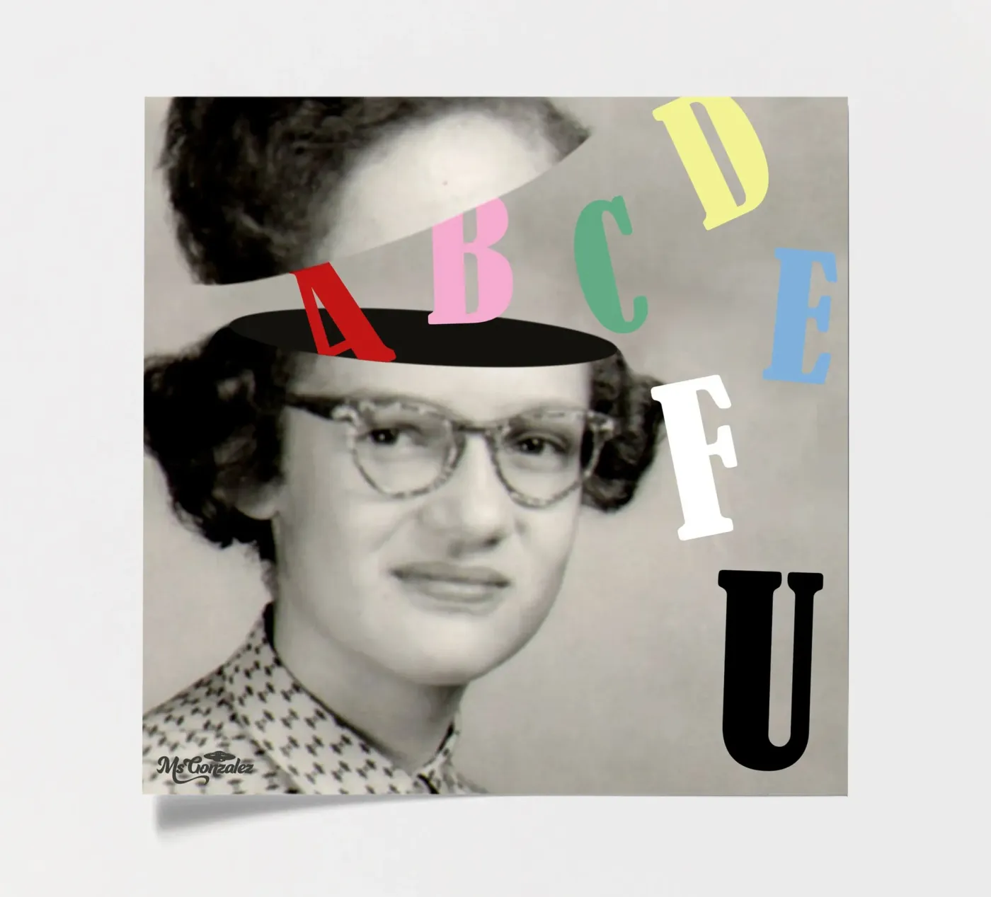 ABCDEF U sticker sheet by MsGonzalez