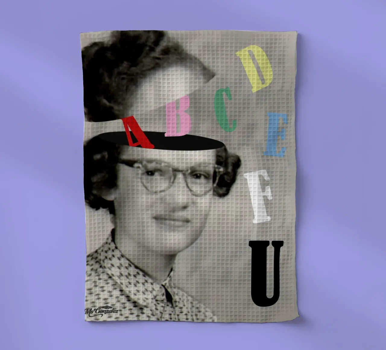 ABCDEF U canovaccio da cucina da MsGonzalez