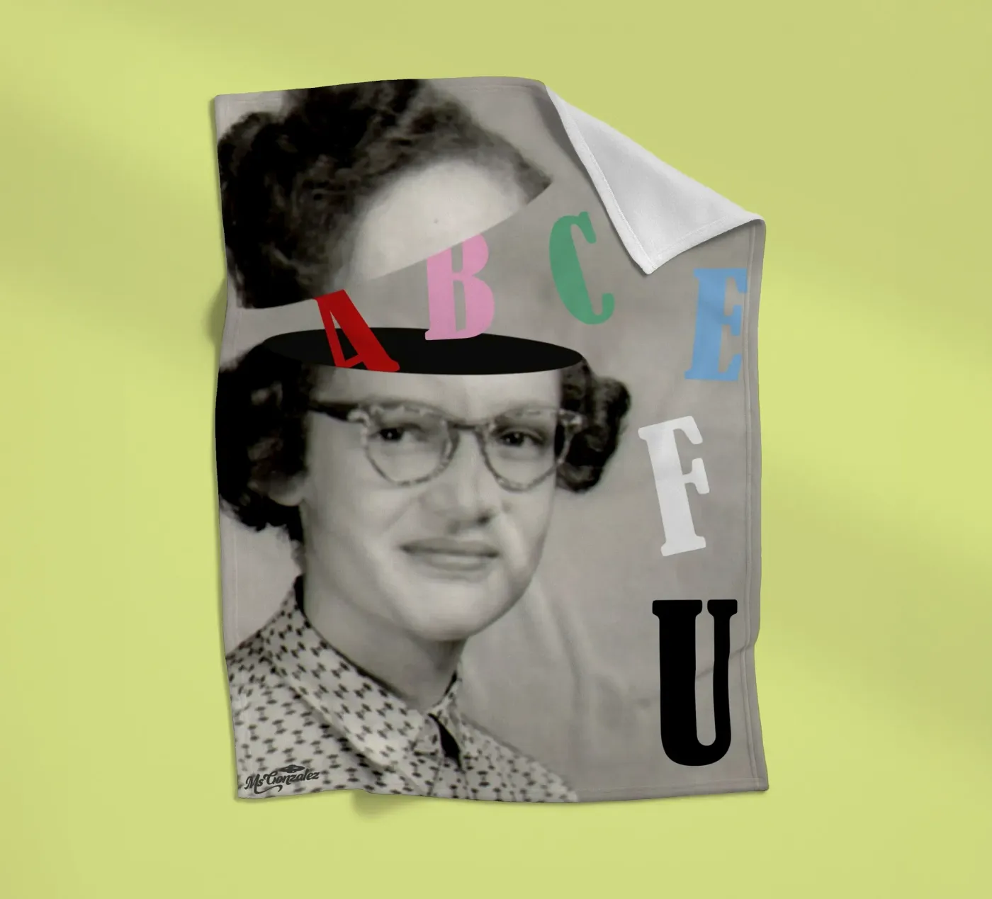 ABCDEF U Fleecedecke von MsGonzalez