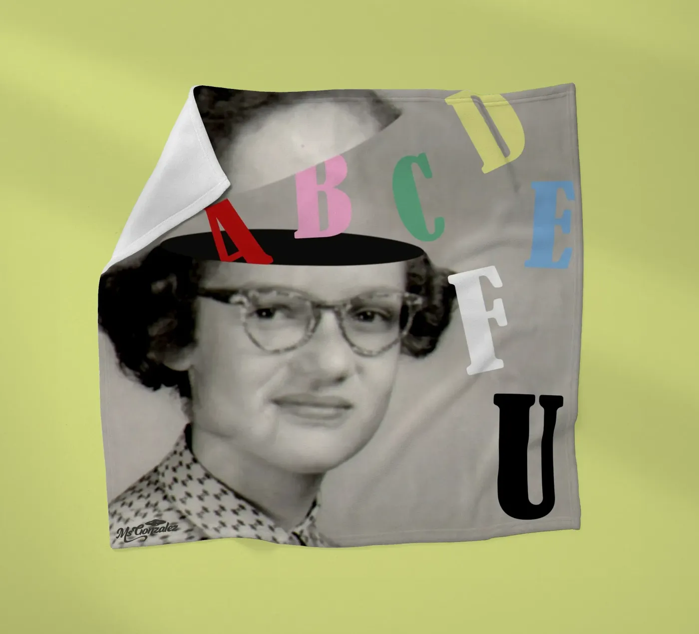ABCDEF U Fleecedecke von MsGonzalez