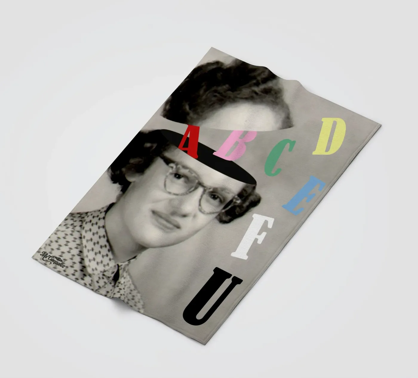 ABCDEF U Fleecedecke von MsGonzalez