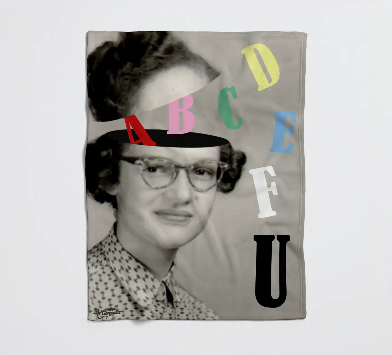 ABCDEF U Fleecedecke von MsGonzalez