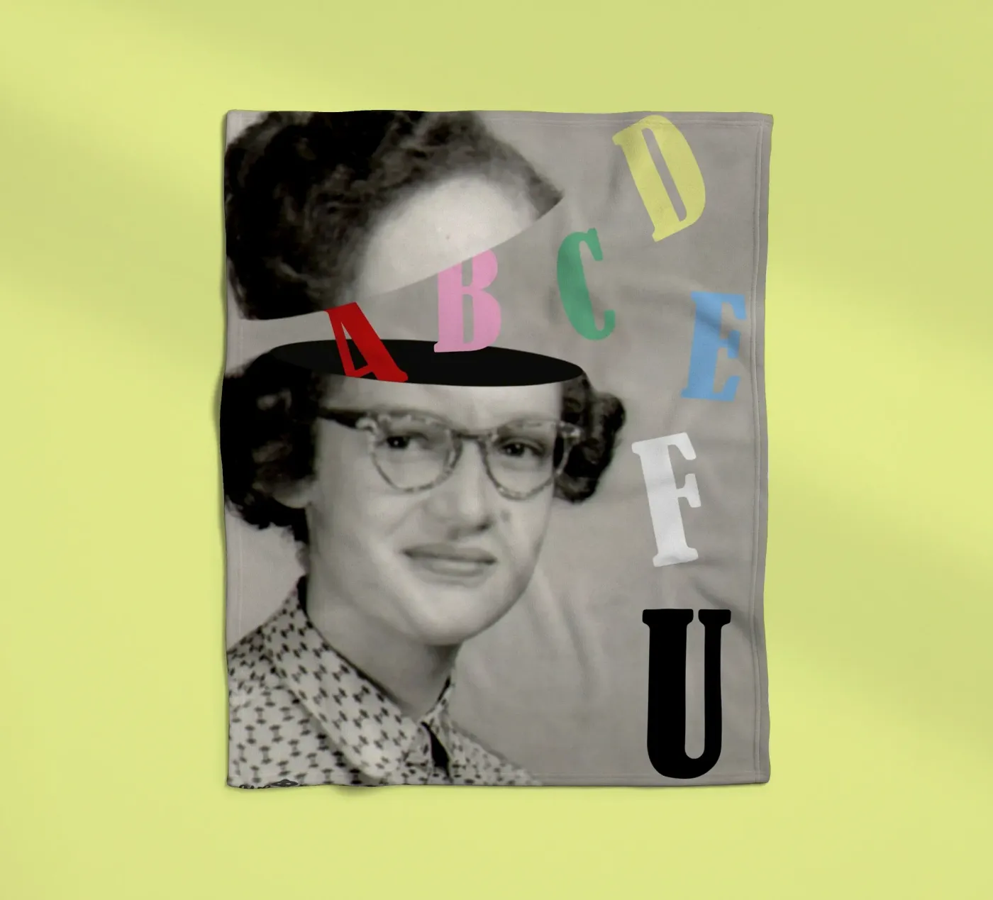 ABCDEF U Fleecedecke von MsGonzalez