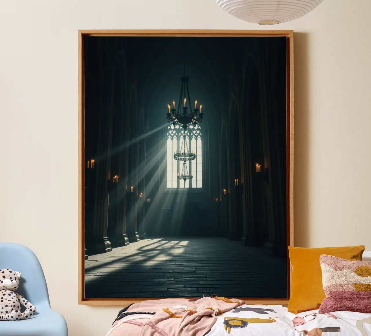 Sussurri di quiete tela con Cornice a cassetta da PhotoVibe Decor