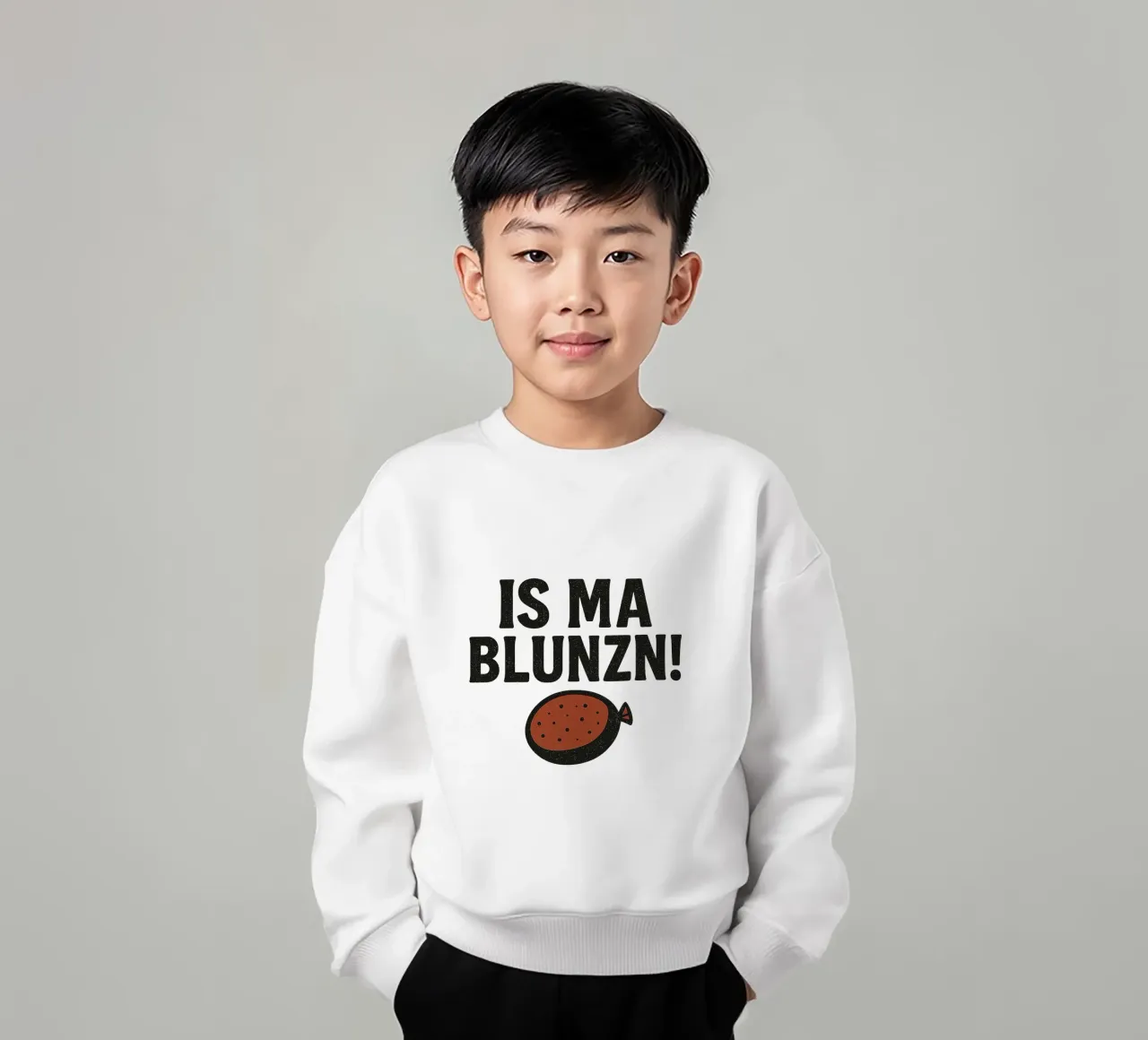 IS MA BLUNZN! felpa bambino da Vintage Van Gogh