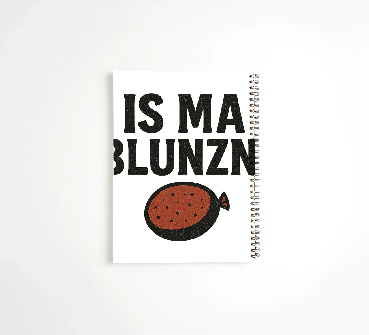 IS MA BLUNZN! spiral notebook by Vintage Van Gogh