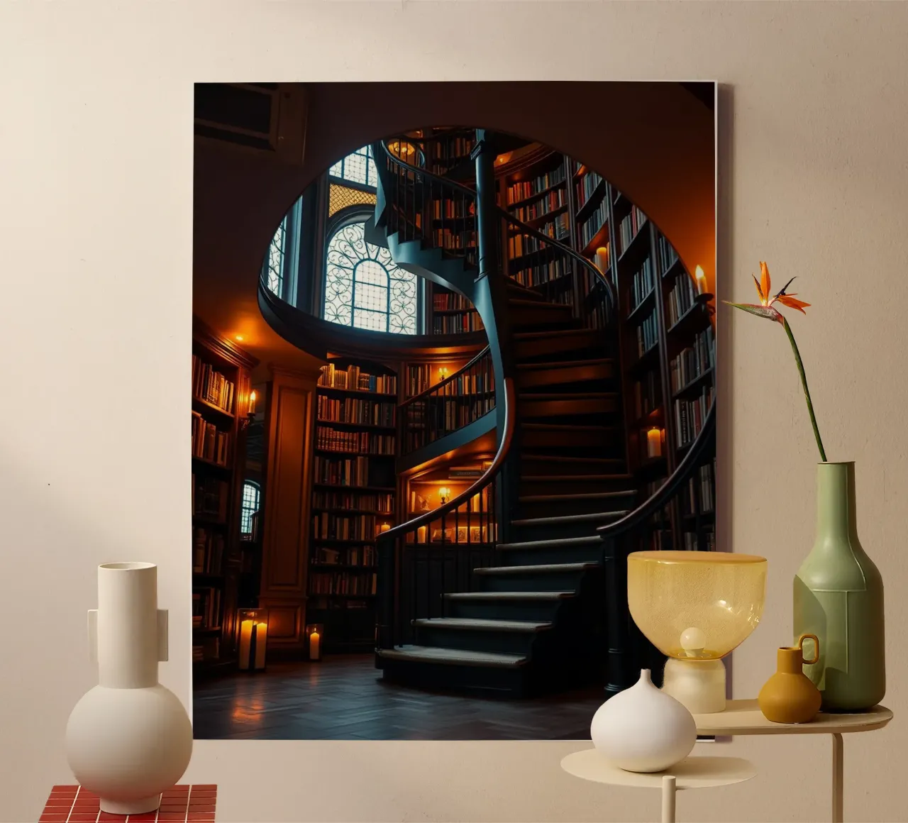 Sussurri di quiete tela con Cornice a cassetta da PhotoVibe Decor