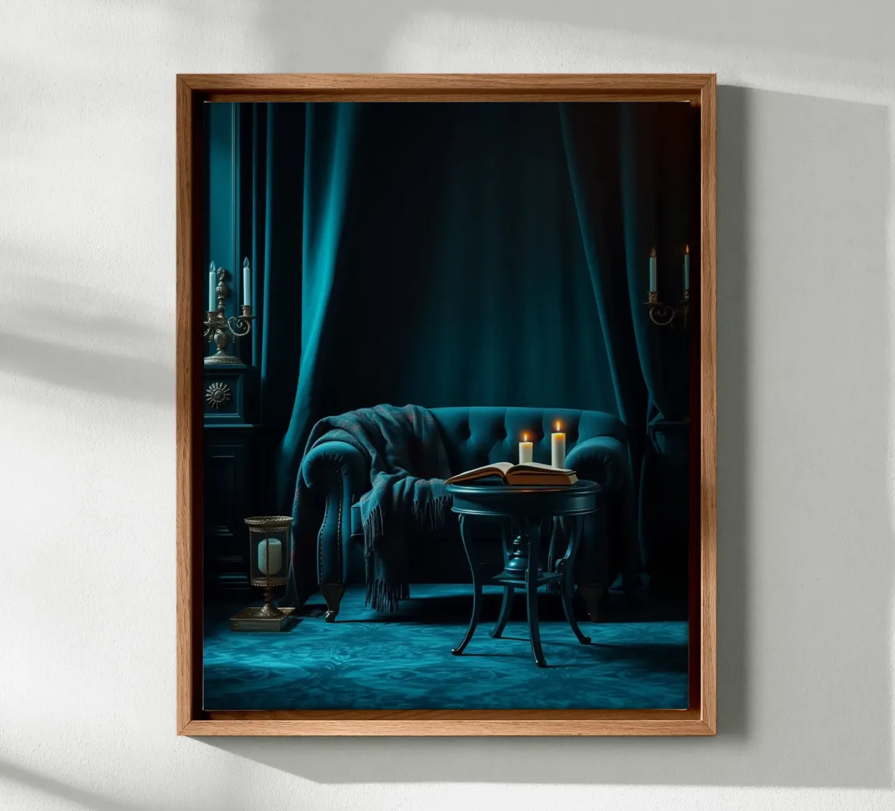 Sussurri di quiete tela con Cornice a cassetta da PhotoVibe Decor