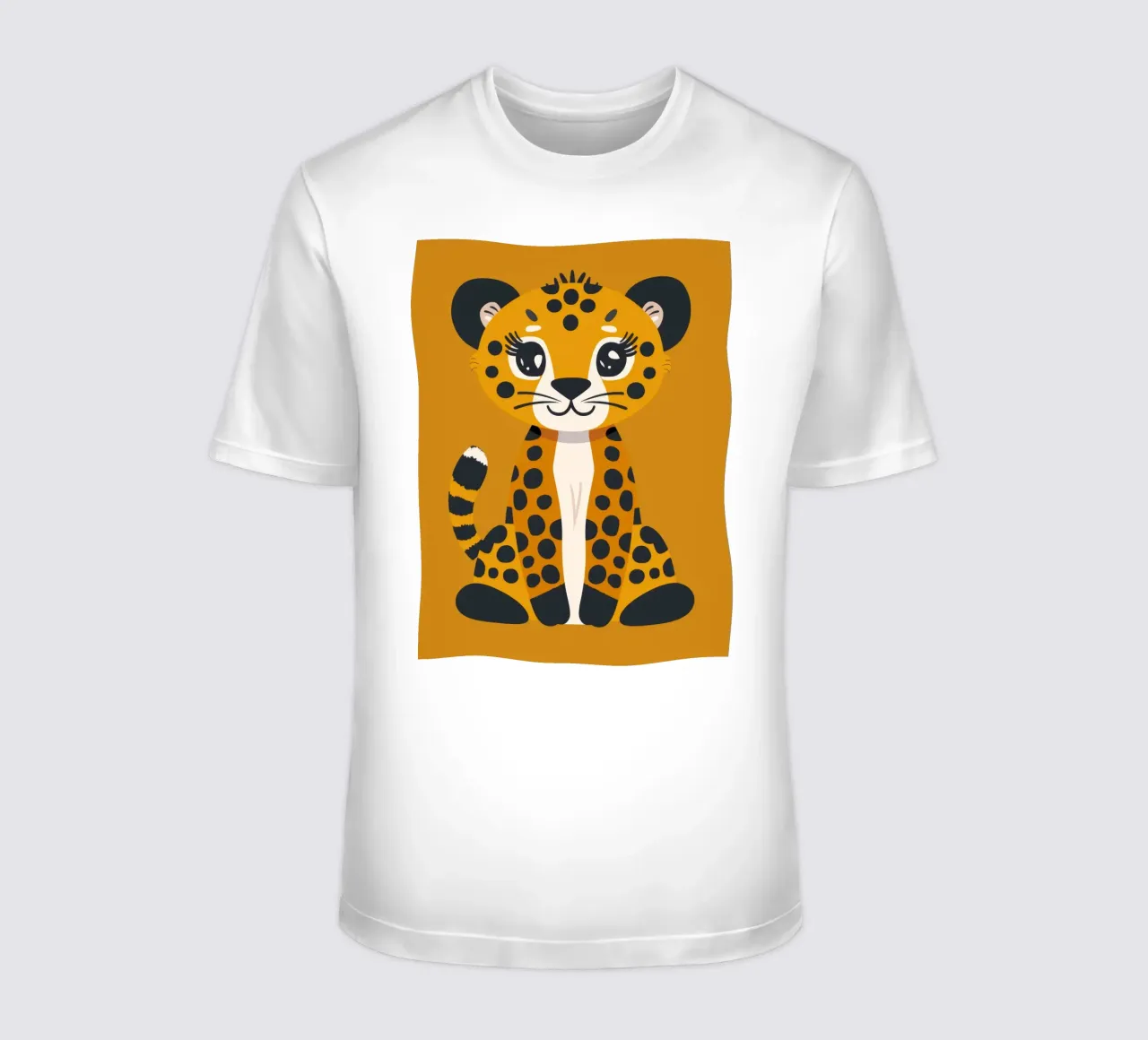 Adorabile cucciolo di ghepardo dagli occhi giocosi e dalle macchie vivaci t-shirt da DesignDoodle