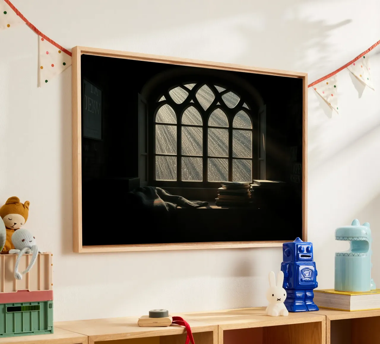 Sussurri di quiete tela con Cornice a cassetta da PhotoVibe Decor