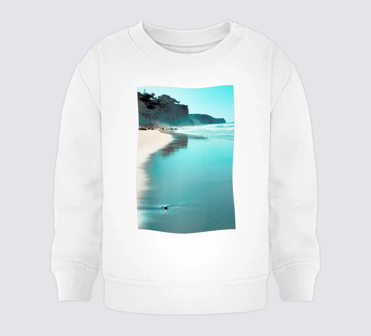 Waves And Sand felpa neonato da Sebastian Hilgetag