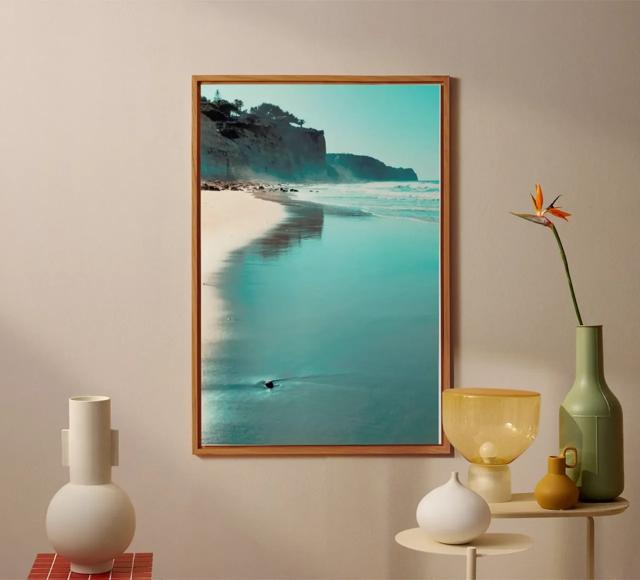 Waves And Sand alluminio dibond da Sebastian Hilgetag