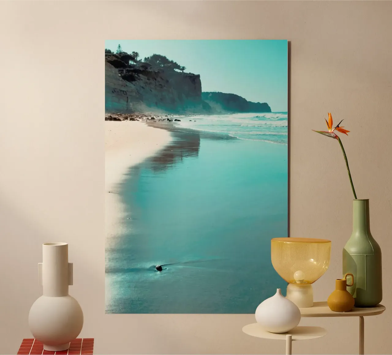 Waves And Sand alluminio dibond da Sebastian Hilgetag