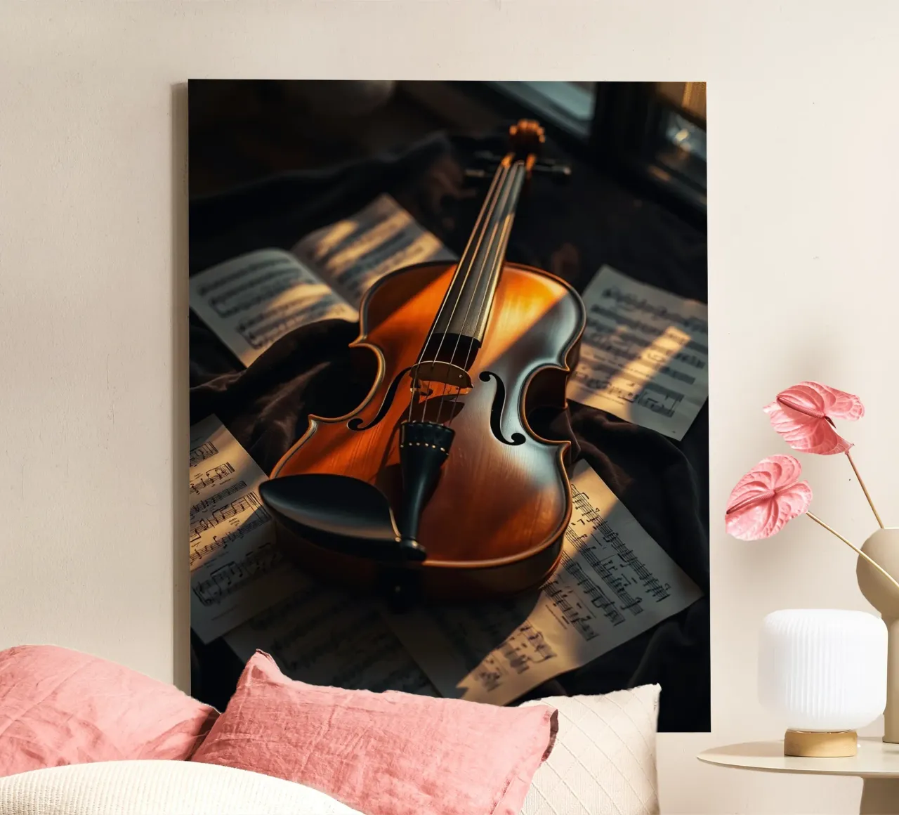 Sussurri di quiete tela con Cornice a cassetta da PhotoVibe Decor