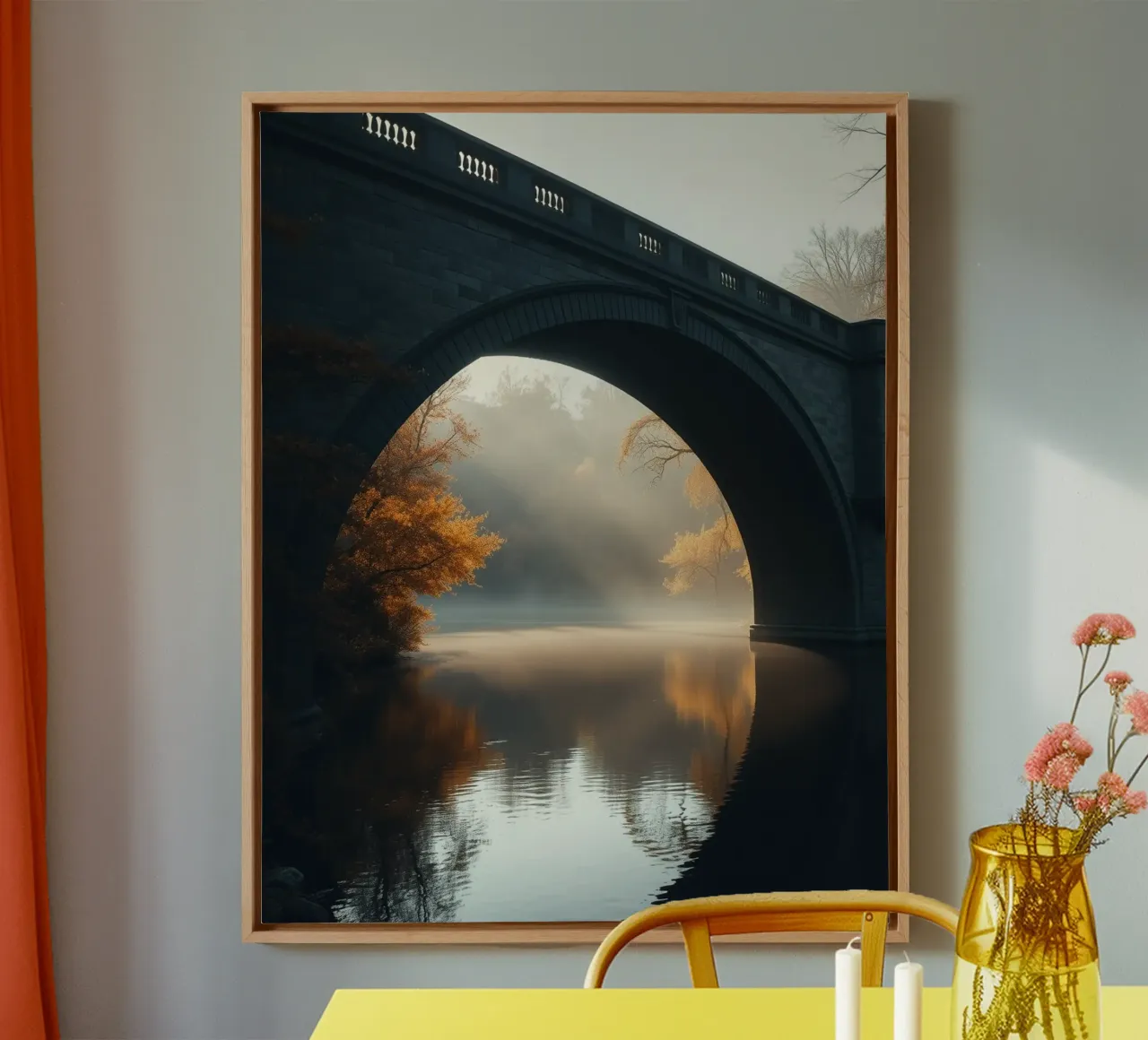 Sussurri di quiete tela con Cornice a cassetta da PhotoVibe Decor