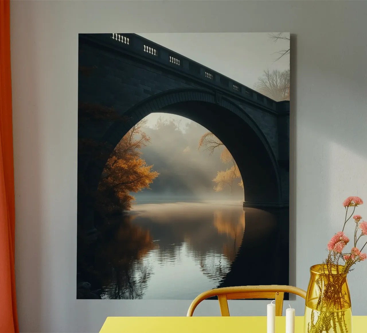 Sussurri di quiete tela con Cornice a cassetta da PhotoVibe Decor