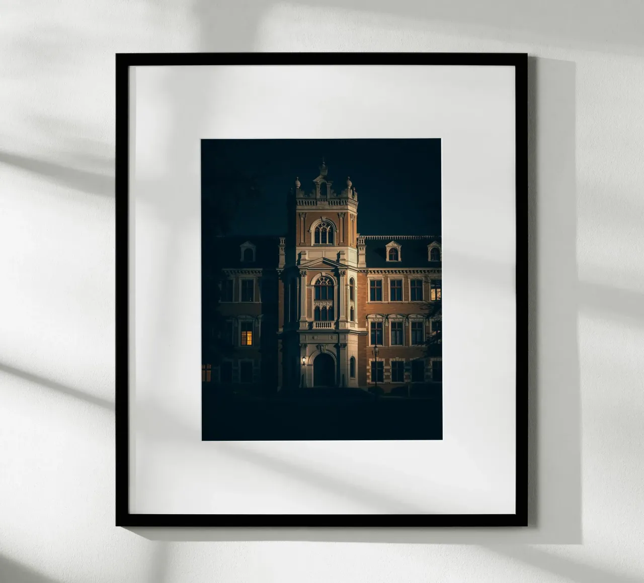 Sussurri di quiete poster con telaio in legno da PhotoVibe Decor