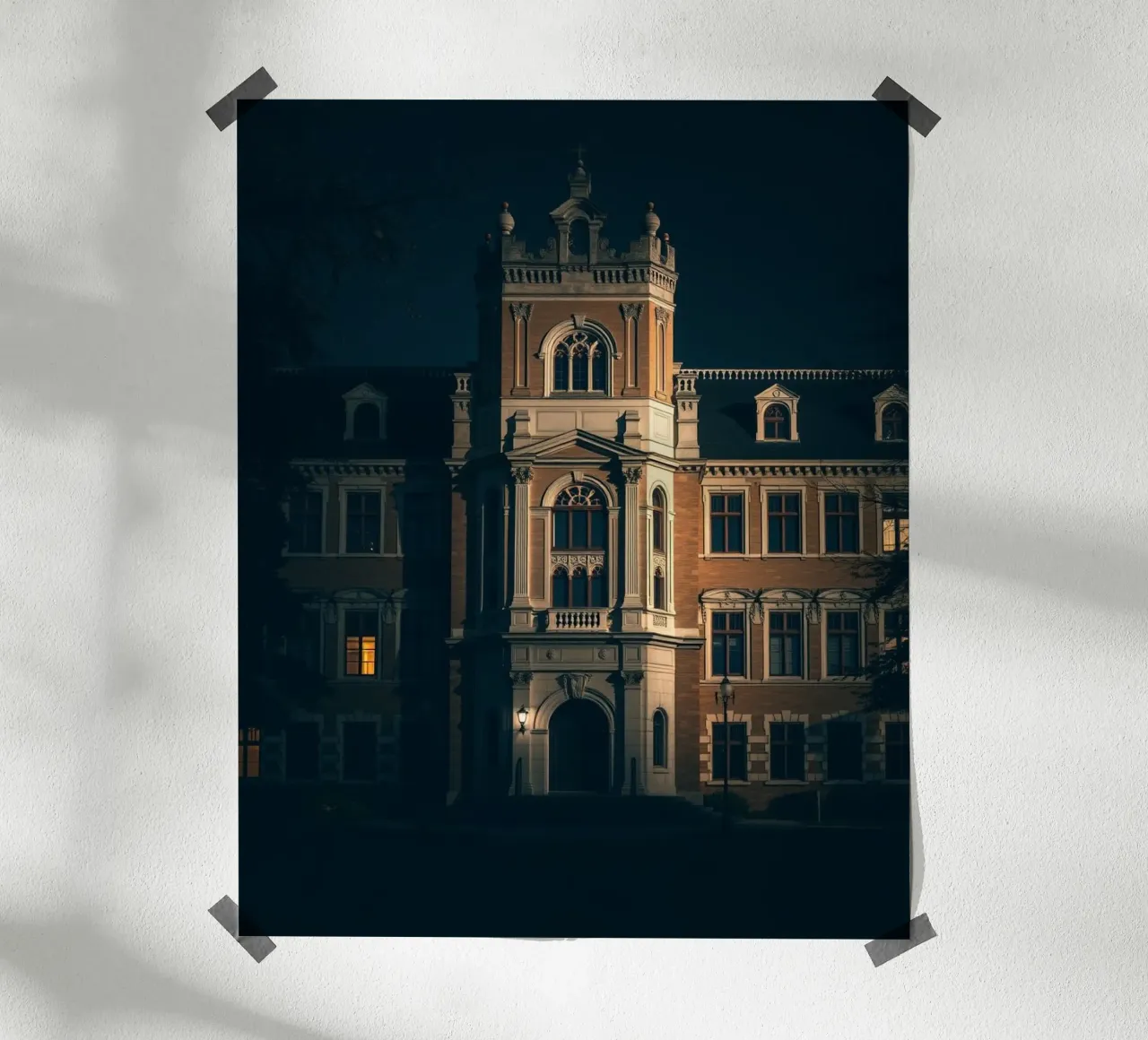 Sussurri di quiete poster con telaio in legno da PhotoVibe Decor