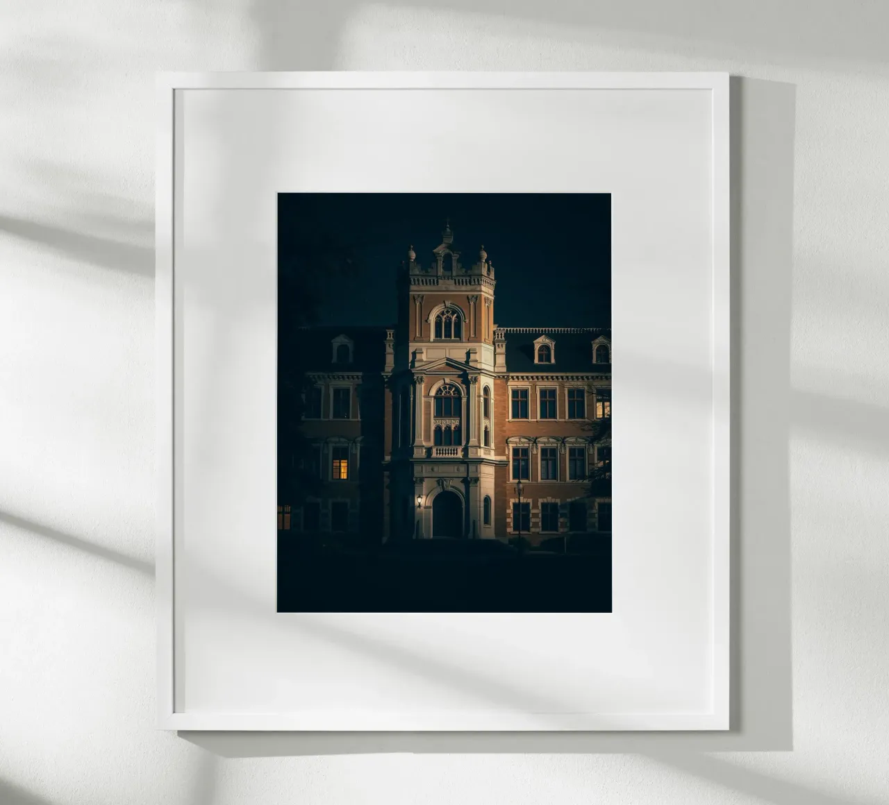 Sussurri di quiete poster con telaio in legno da PhotoVibe Decor